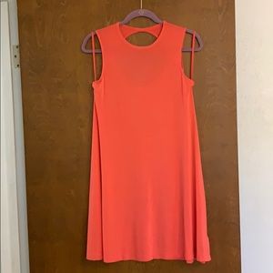 GAP coral/pink shift dress